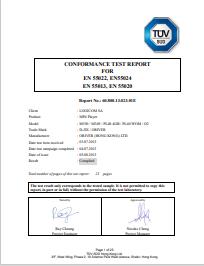 TUV EMC Test Report