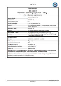 TUV IEC60950 Test Report