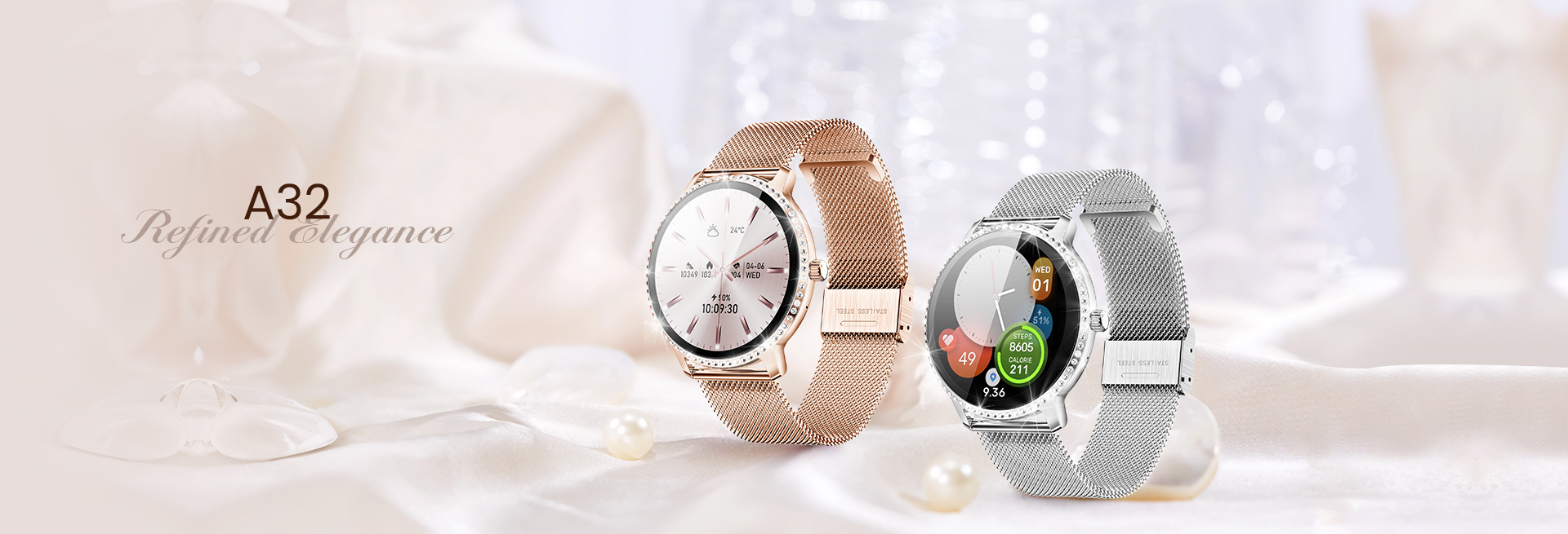 A32, smart watch for women, smart watch for Ladies, Ladies s